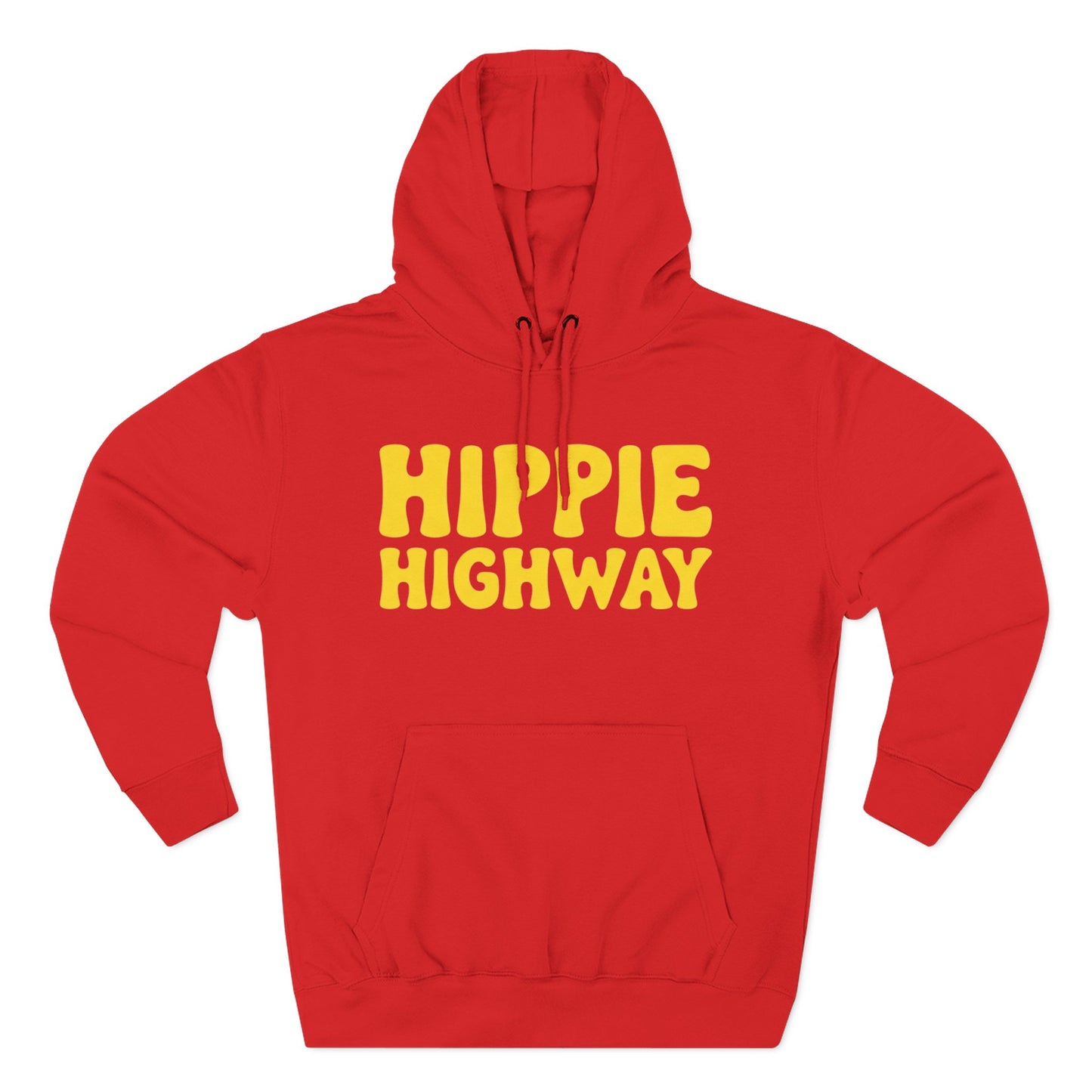 "Hippie Highway" Big Script Fleece Hoodie