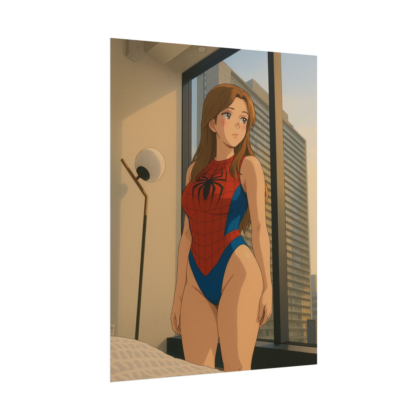 Loco Fits Anime Girls 'Cute Little Spider-Girl' Poster