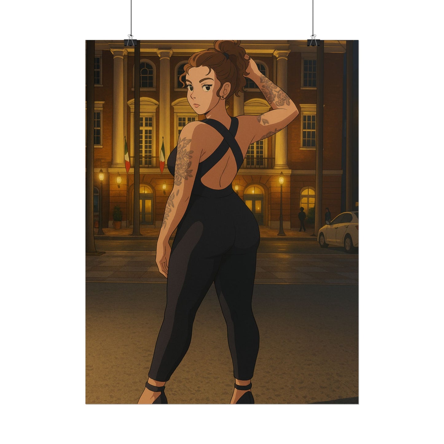 Loco Fits Anime Girls 'Let My Hair Down' Poster