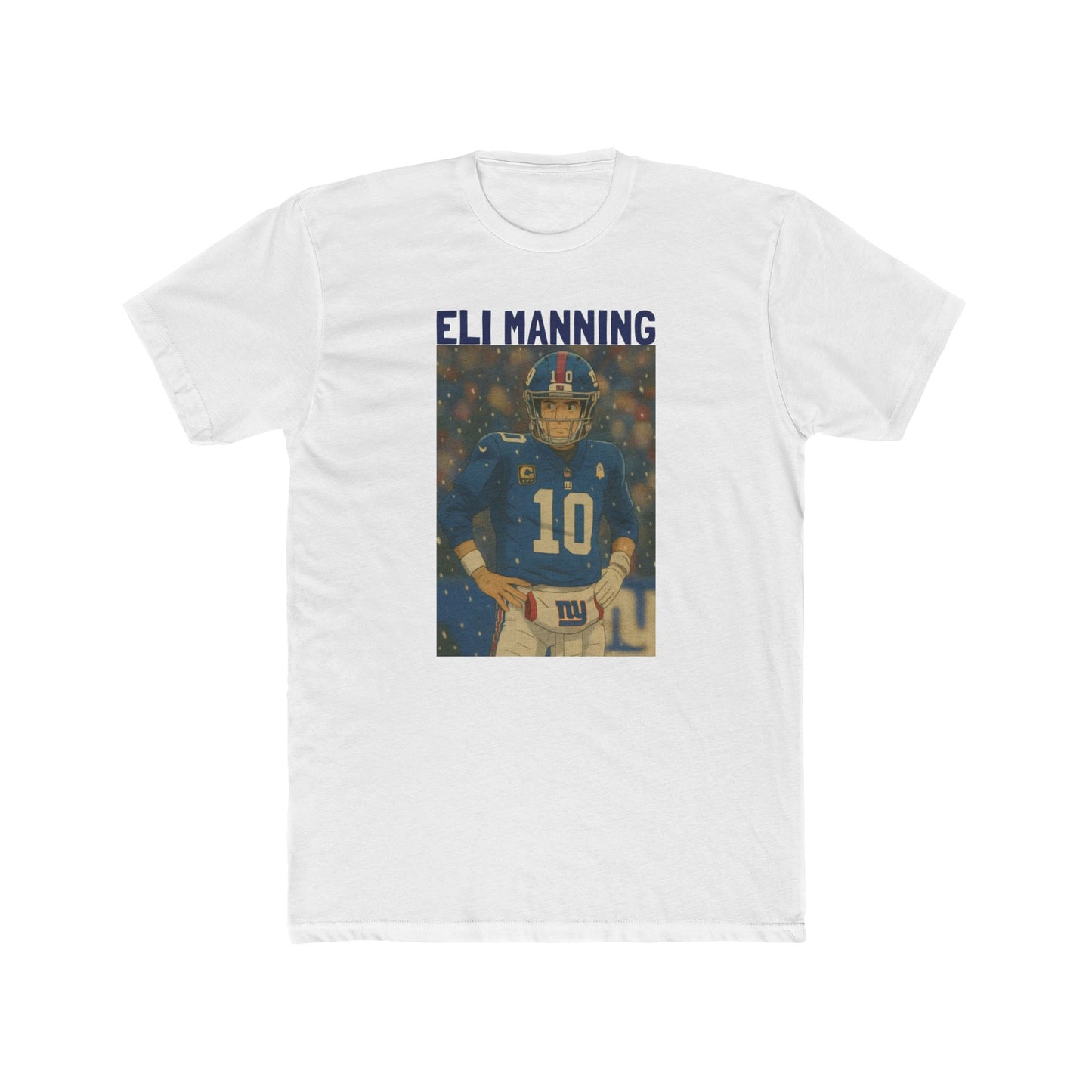 Anime Football 'Eli Manning' Cotton Crew Tee