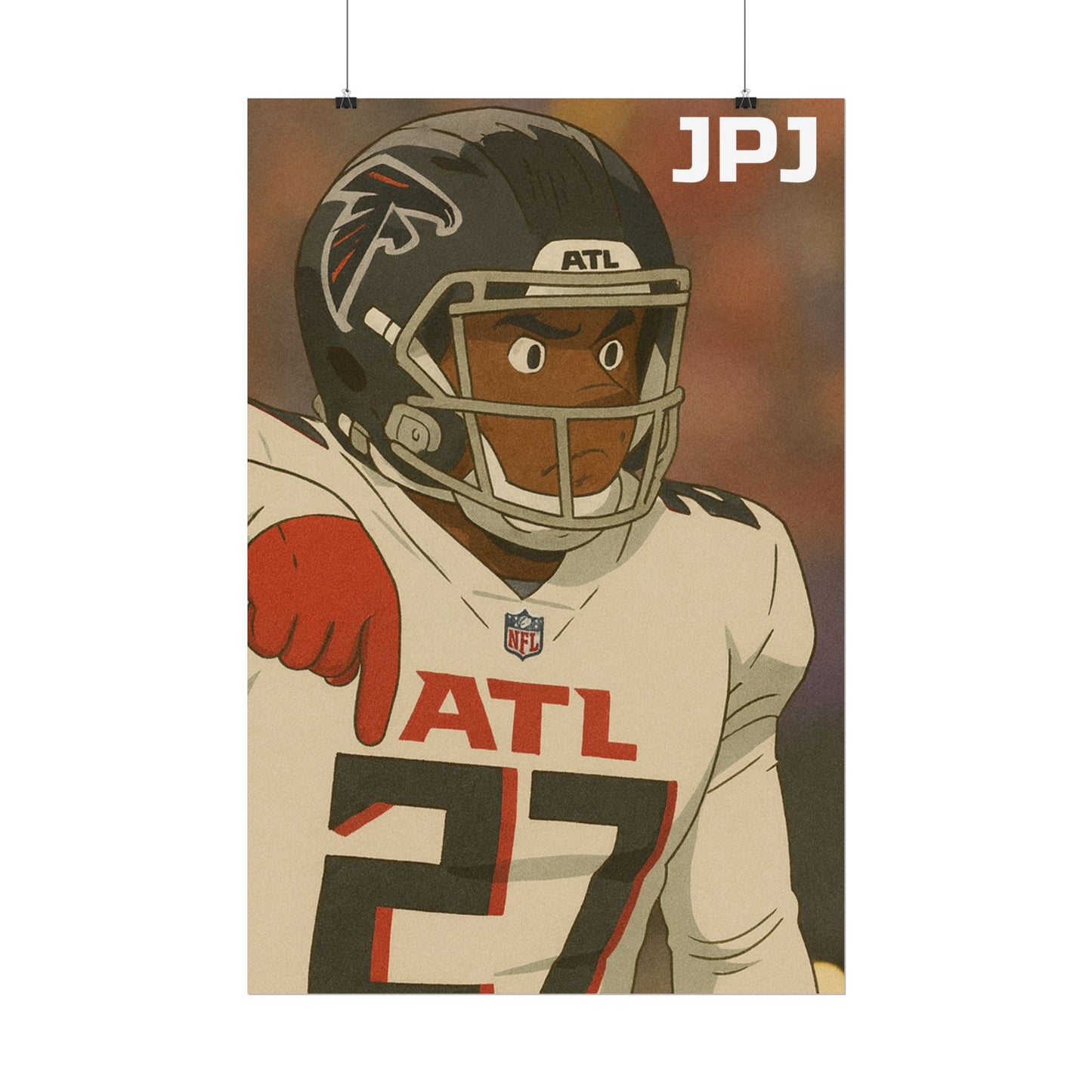 Loco Fits Anime Football 'JPJ' Poster