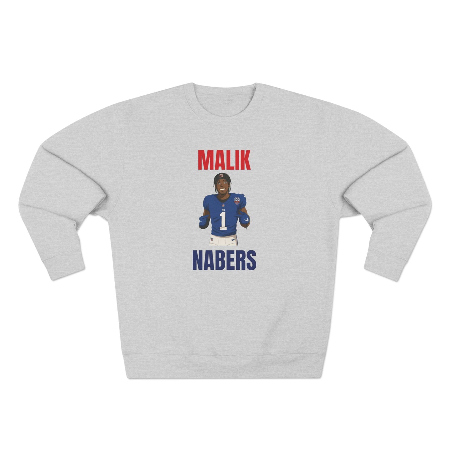 Anime Football 'Malik Nabers' Crewneck Sweatshirt