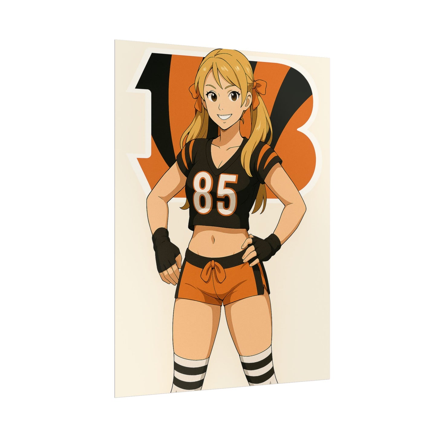 Loco Fits Anime Girls 'Bengals Cheerleader 2' Poster