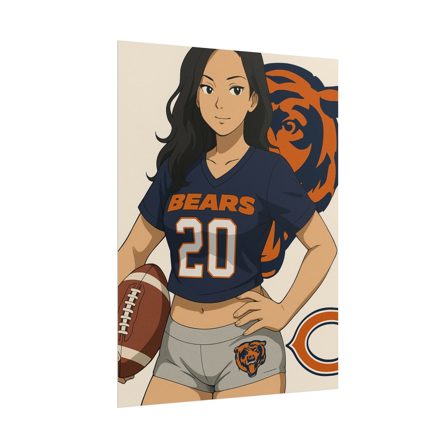 Loco Fits Anime Girls 'Bears Girl 2' Poster