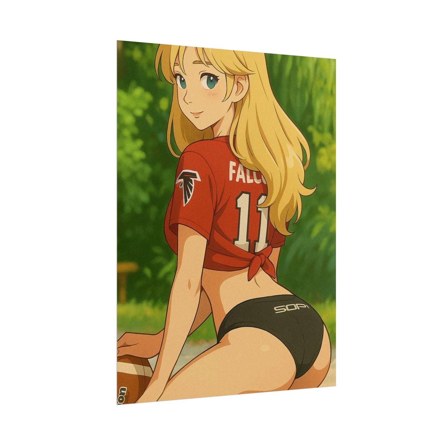 Loco Fits Anime Girls 'Falcons Girl Swimsuit 1' Poster