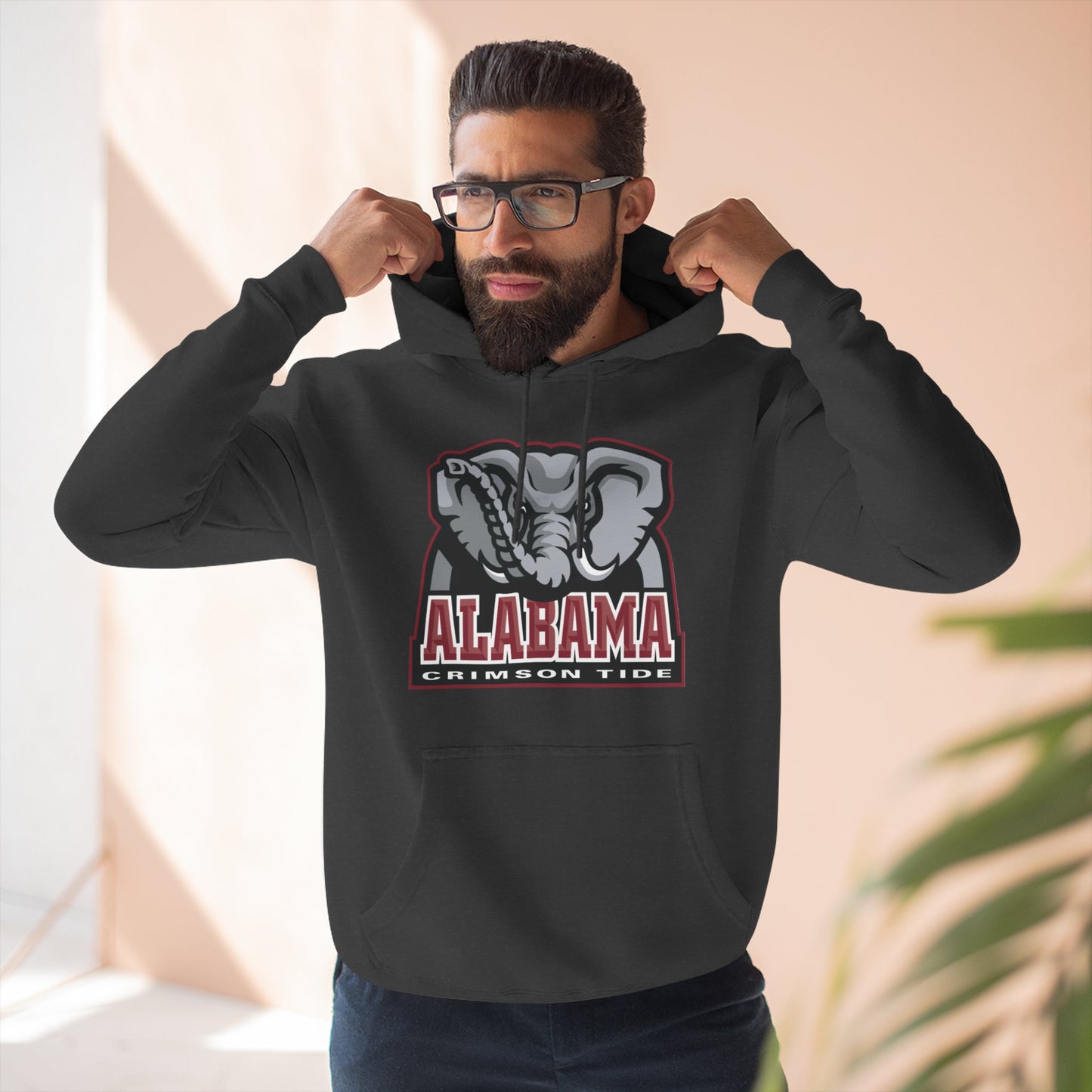 'Alabama Crimson Tide Big Al' Three-Panel Fleece Hoodie