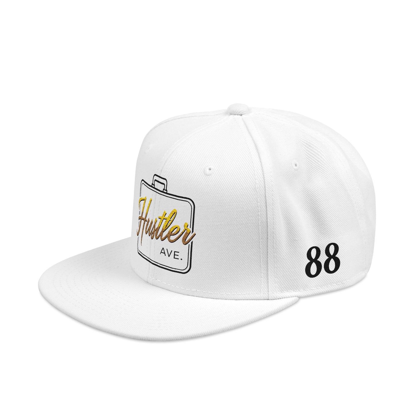 "Hustler Ave" #88 All Business Gold Briefcase Snapback