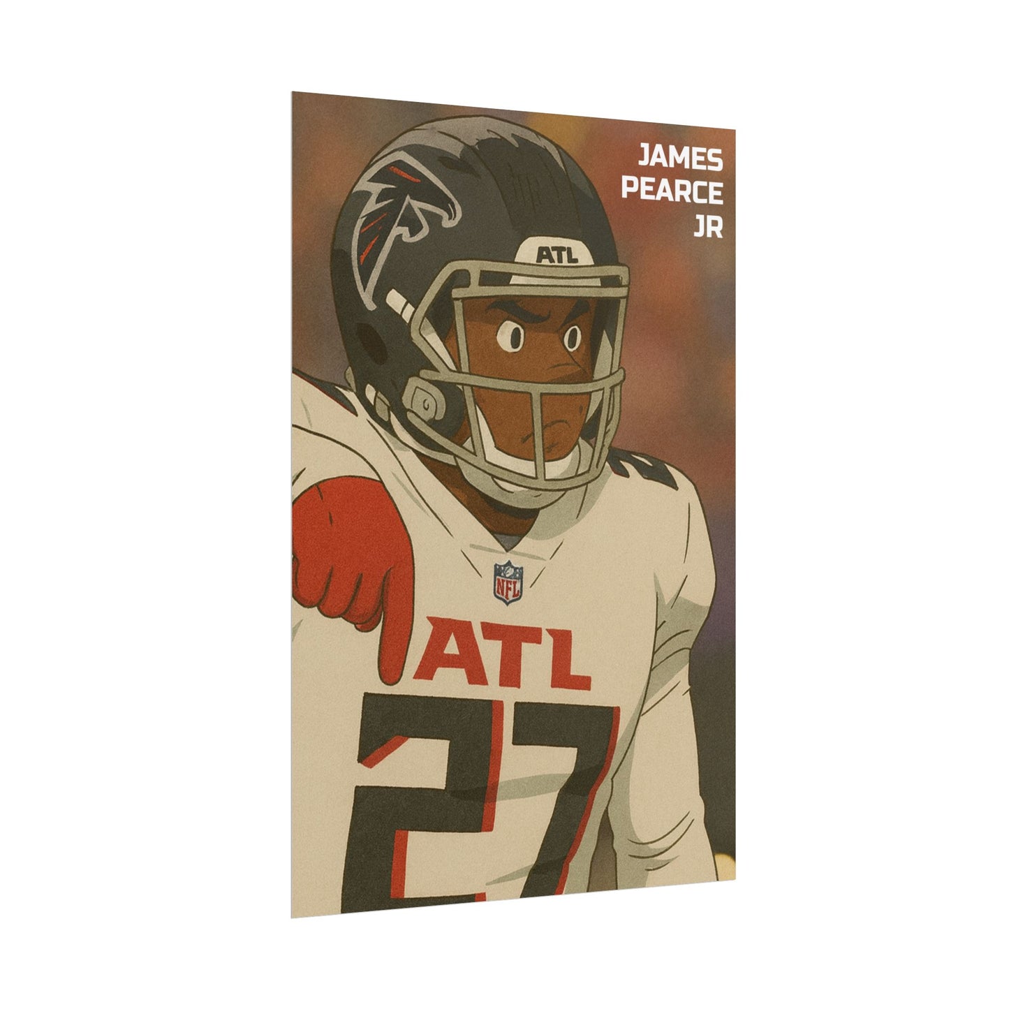 Loco Fits Anime Football 'James Pearce Jr' Poster