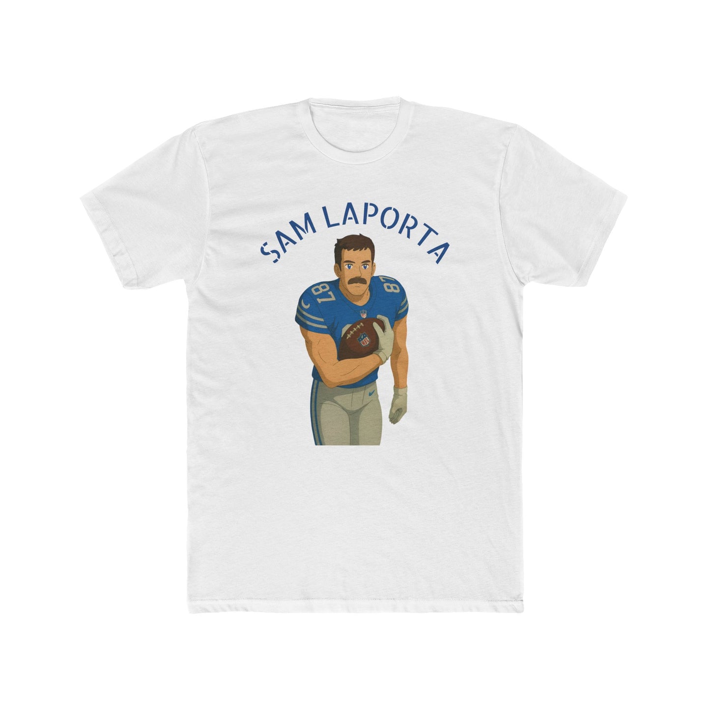 Anime Football 'Sam LaPorta' Cotton Crew Tee