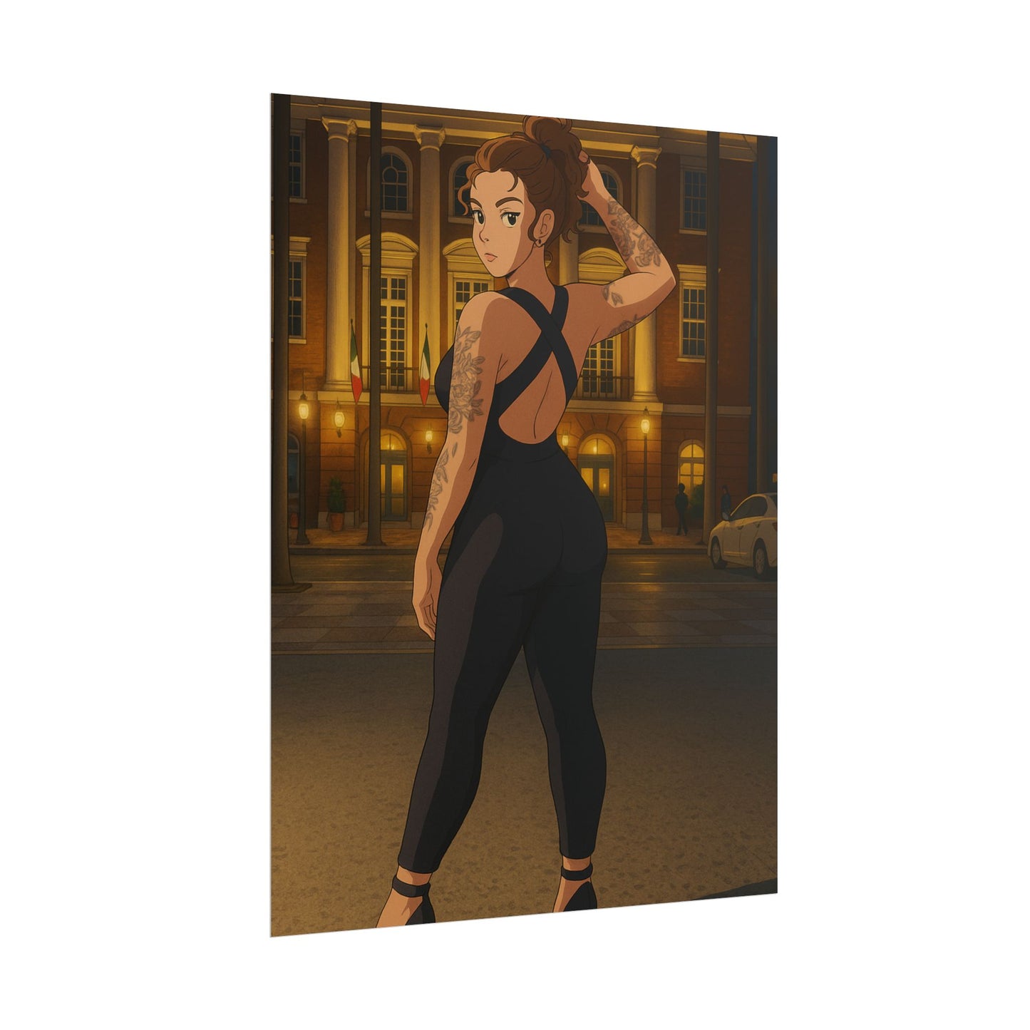 Loco Fits Anime Girls 'Let My Hair Down' Poster