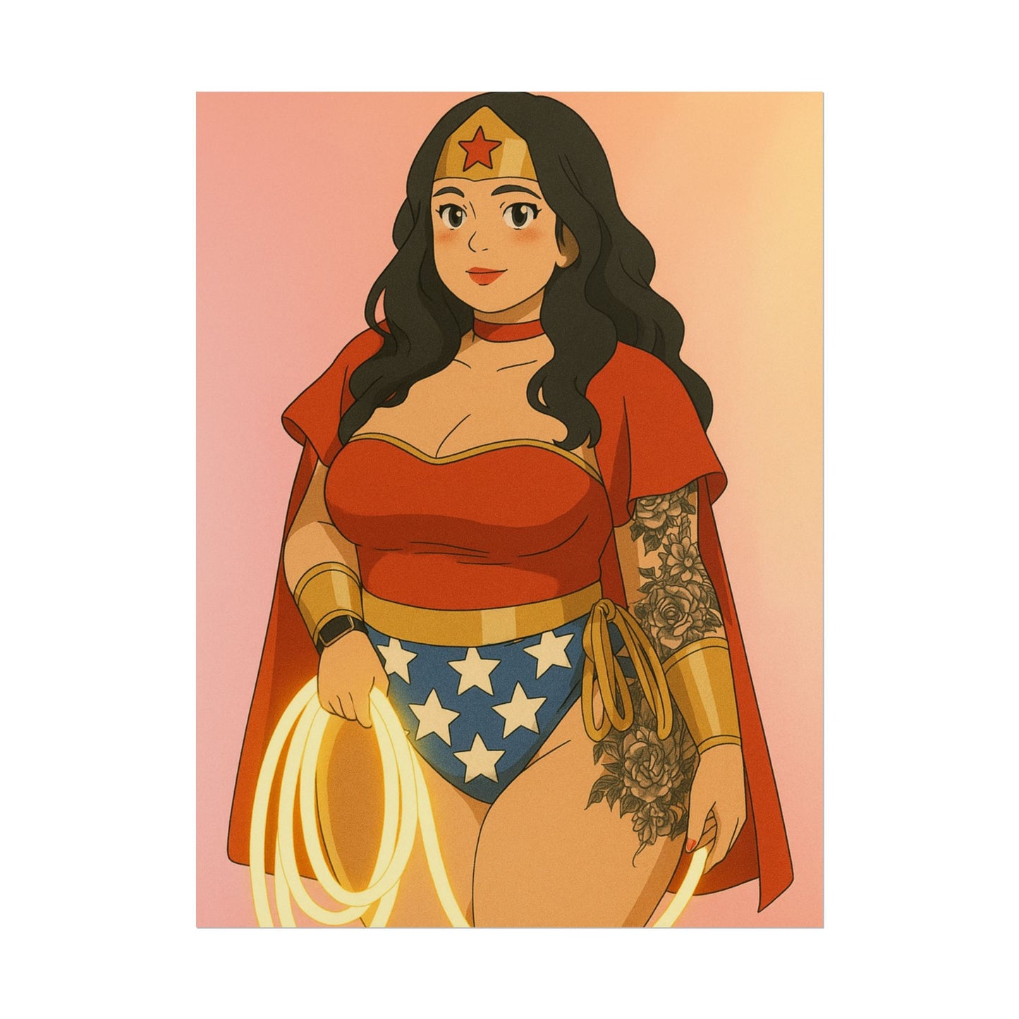 Loco Fits Anime Girls 'Lasso Of Truth' Poster