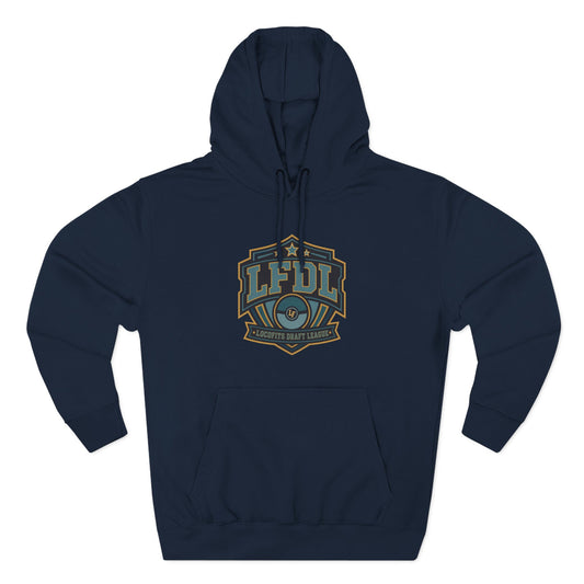 LocoFits Draft League North Carolina Three-Panel Fleece Hoodie