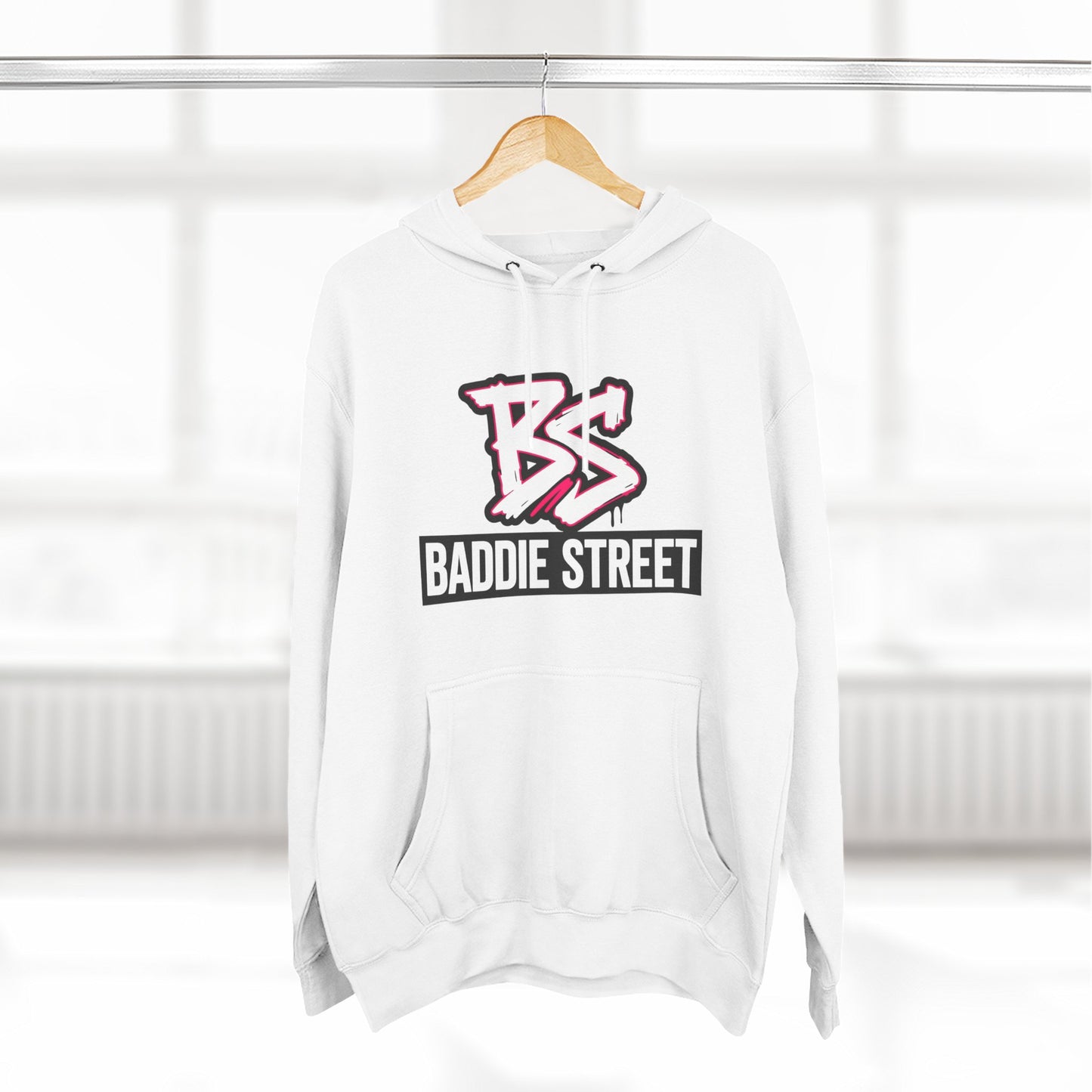 "Baddie Street" Streetwise V1 BS Logo Fleece Hoodie