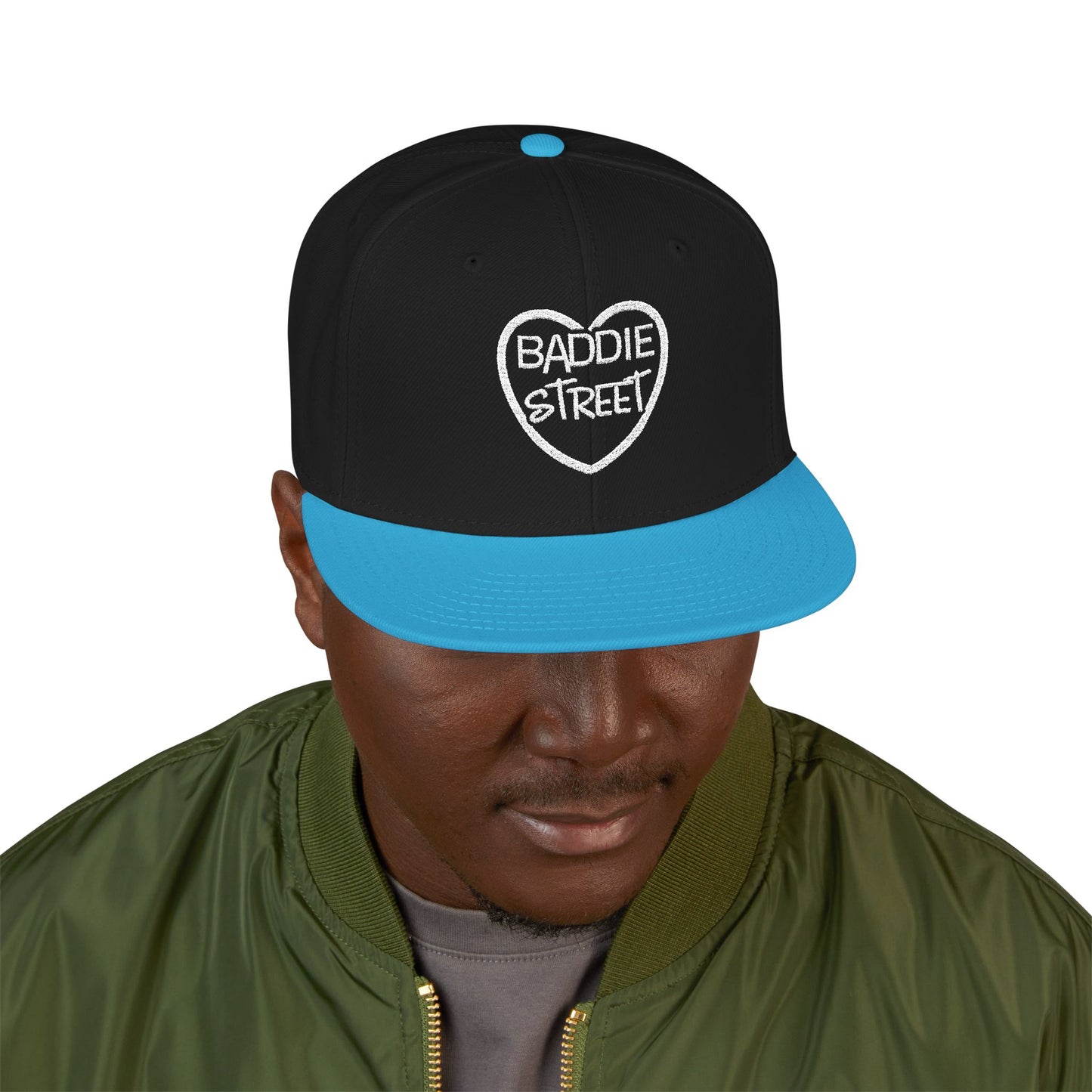 "Baddie Street" Full Heart V1 Snapback Hat