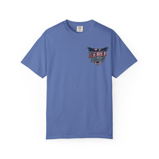 "Rebel Road" American Dream Pocket Logo Graphic Tee