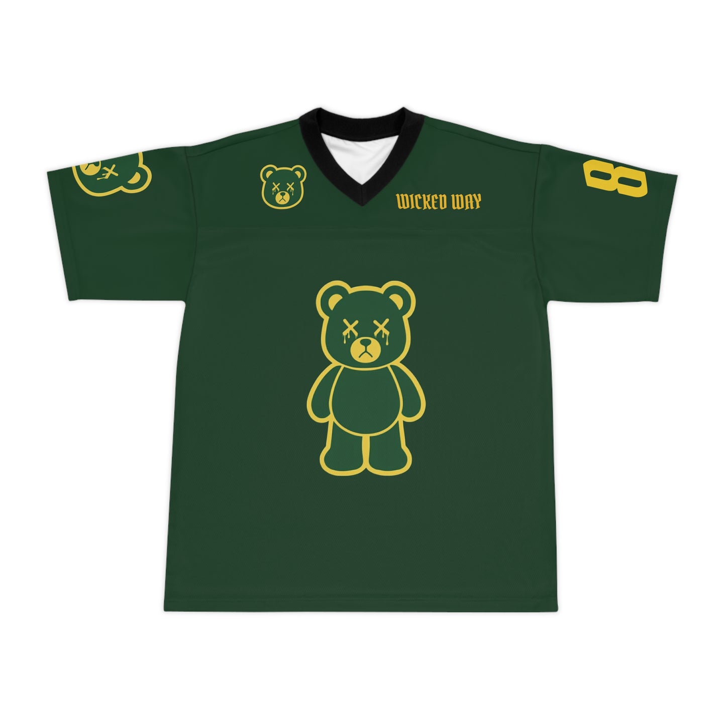 "Wicked Way" #87 Doubs Deady Bears Football Jersey