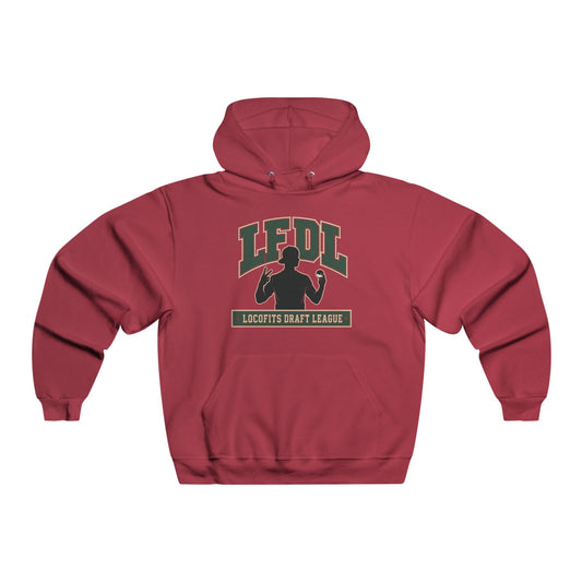 LocoFits Draft League LFDL Portrait Silhouette RI Men's NUBLEND® Hooded Sweatshirt