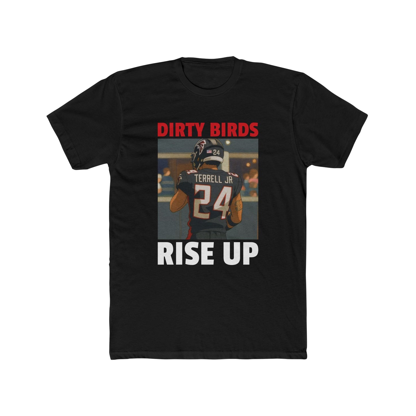 Anime Football 'Dirty Birds Rise Up' Cotton Crew Tee