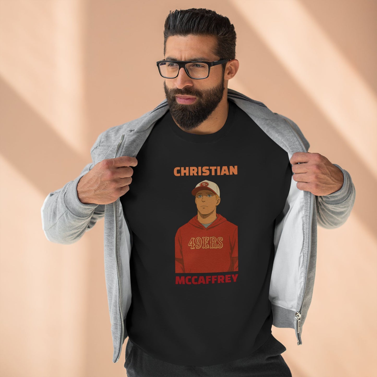 Anime Football 'Christian McCaffrey' Crewneck Sweatshirt