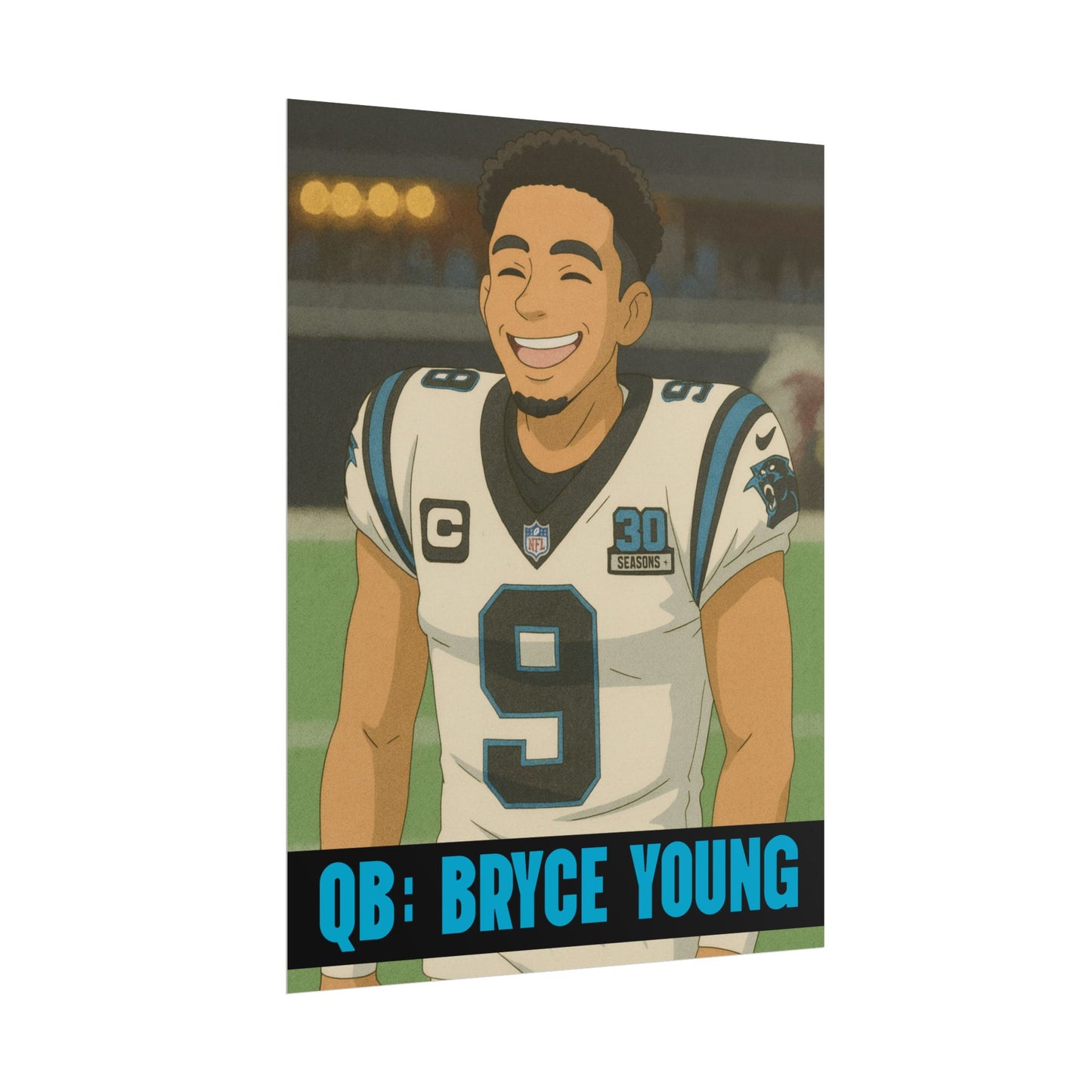 Loco Fits Anime Football 'Bryce Young' Poster