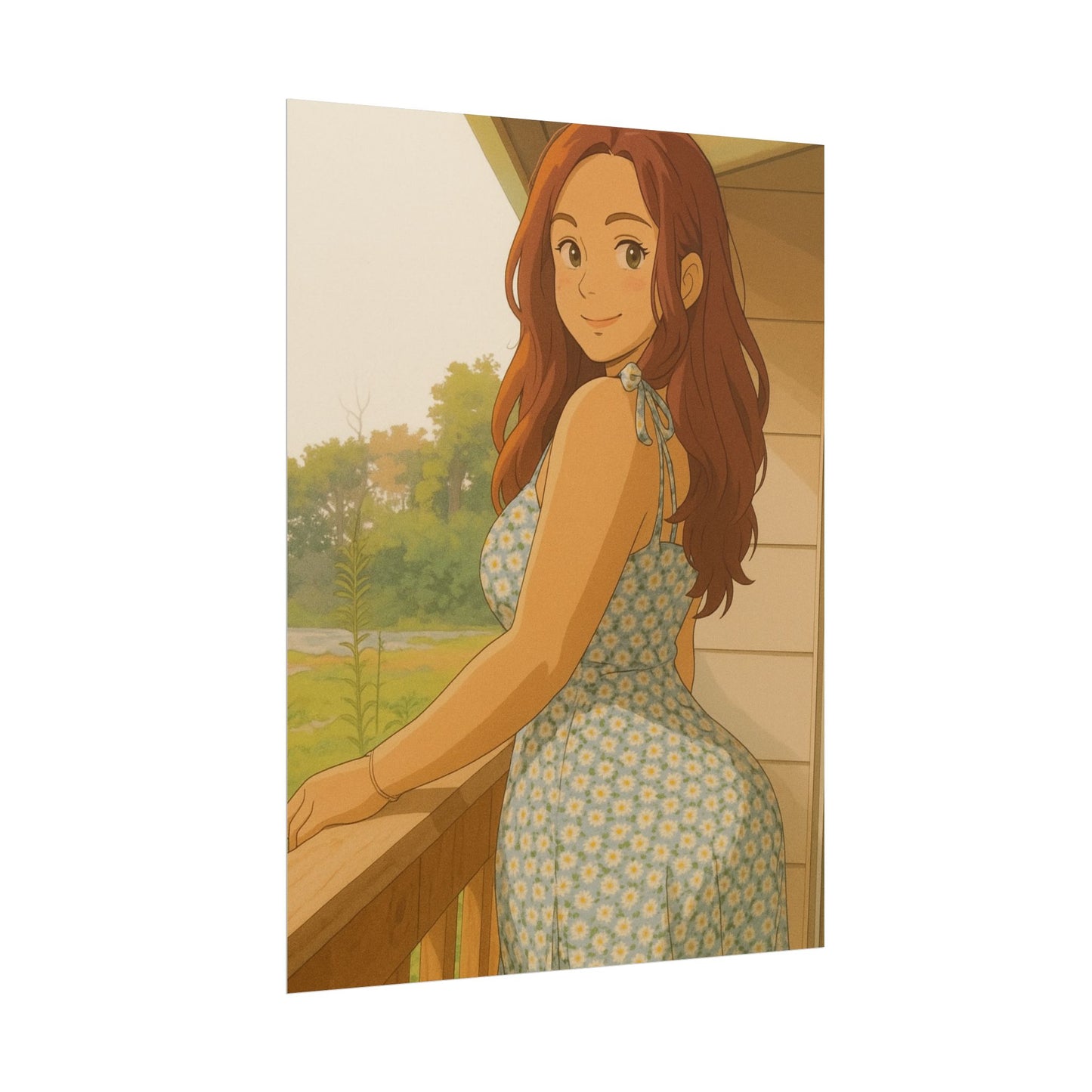 Loco Fits Anime Girls 'Summer Morning' Poster