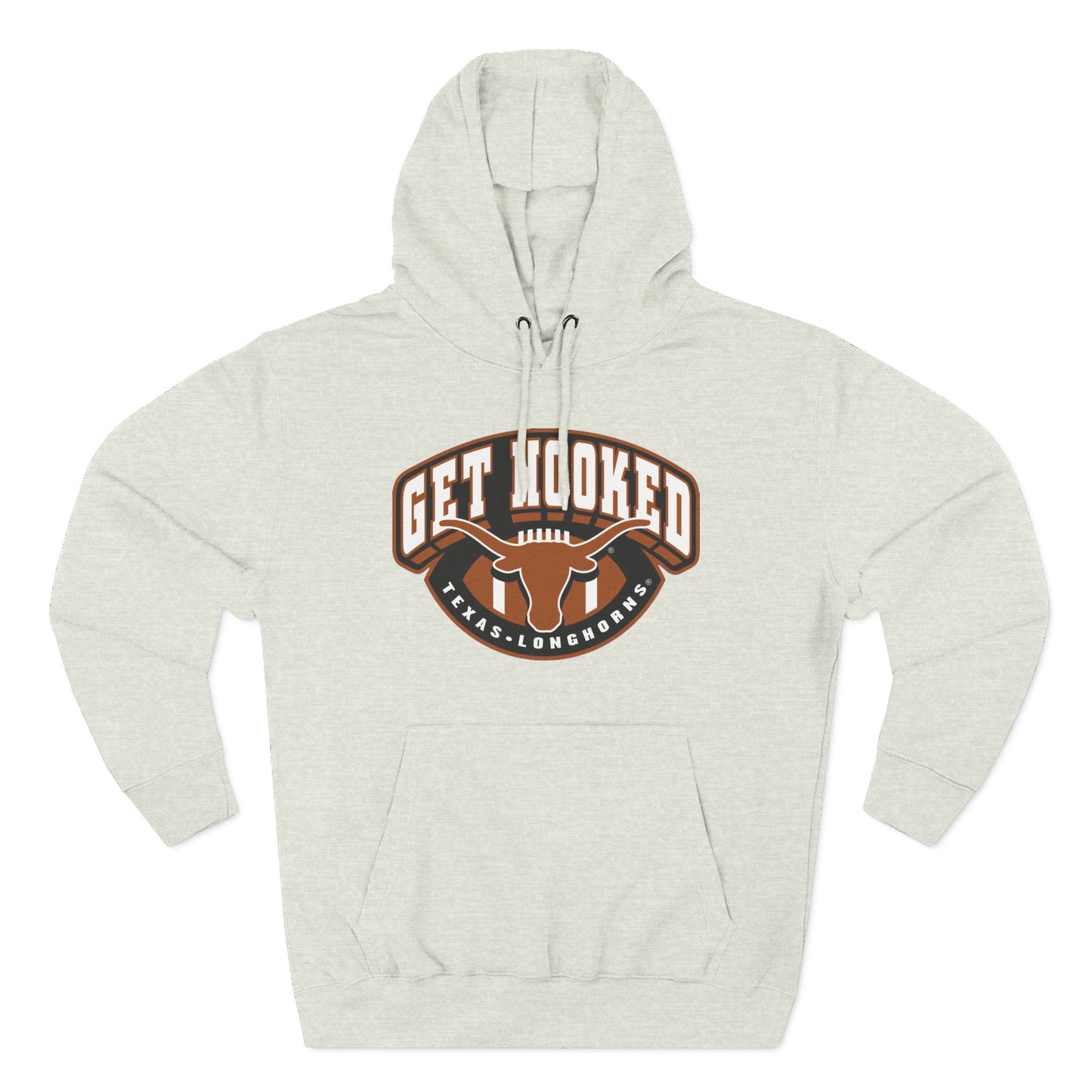 'Texas Longhorn Football, Get Hooked' Three-Panel Fleece Hoodie