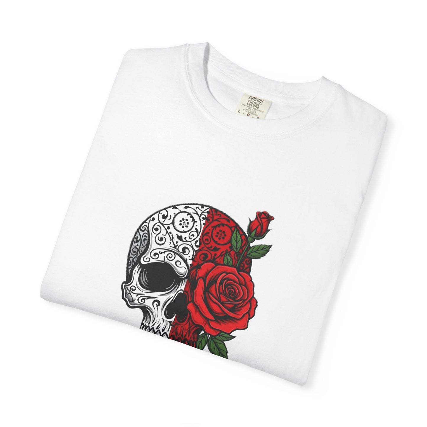 "Baddie Street" Dying Love Skull & Rose Logo T-Shirt