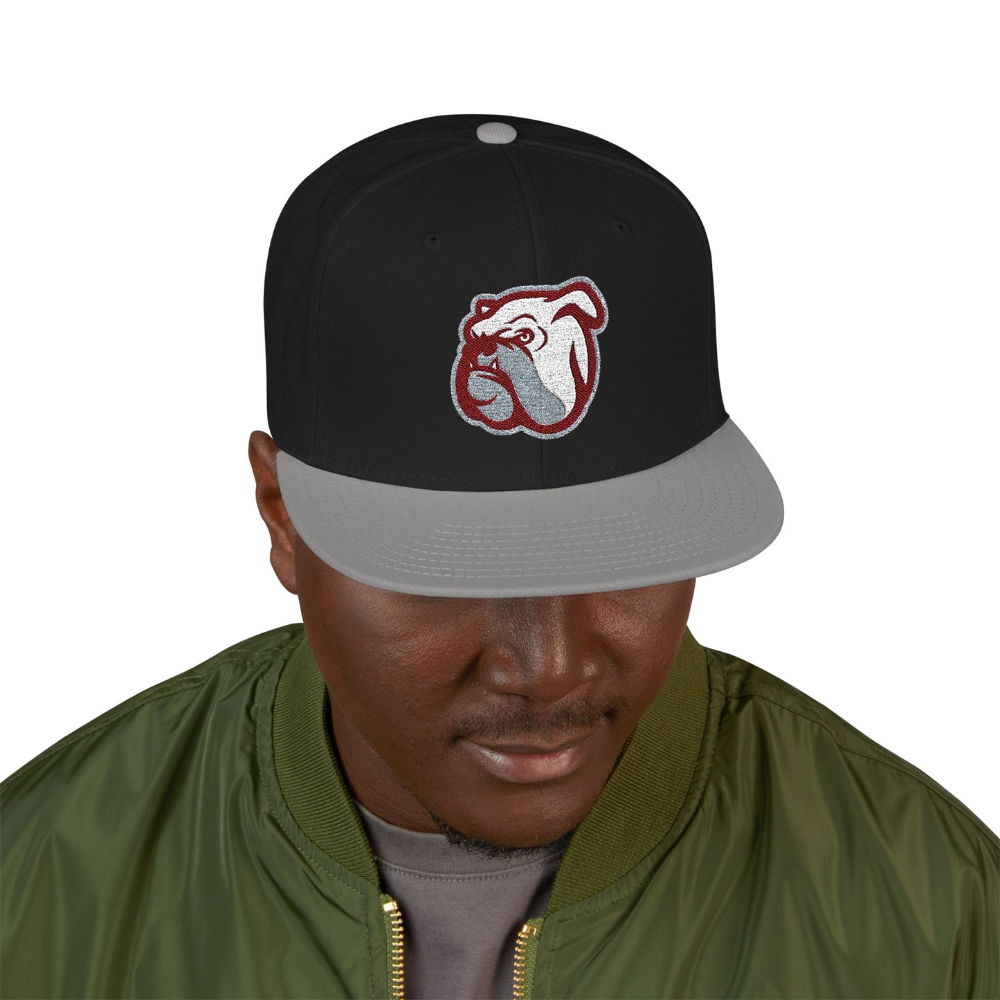 'Mississippi State Bulldog Head' Logo Snapback