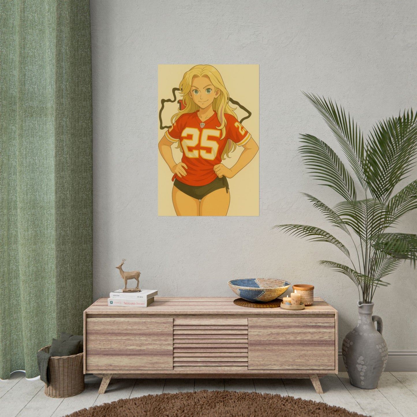 Loco Fits Anime Girls 'K City Girl 1' Poster