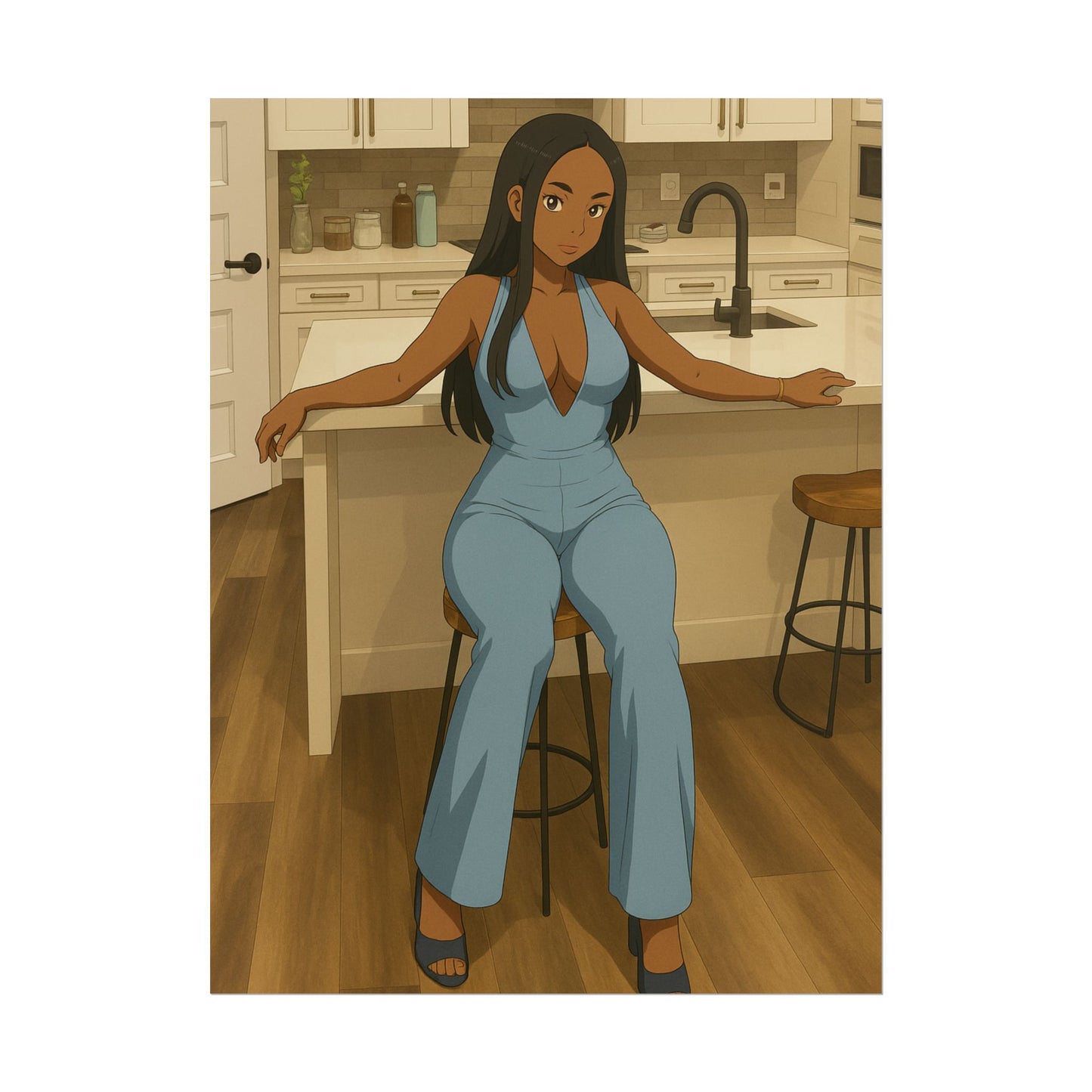 Loco Fits Anime Girls 'Kitchen Snack' Poster