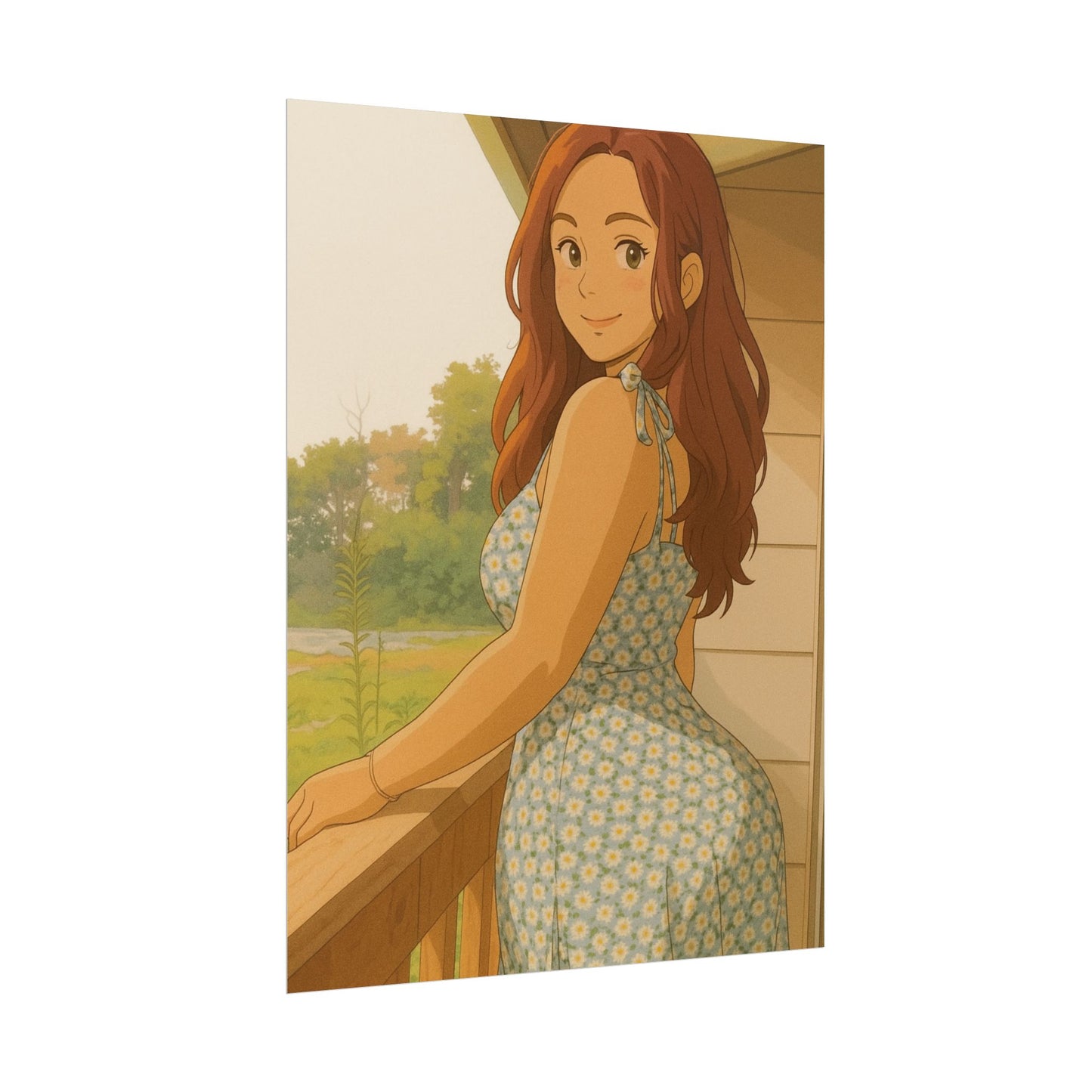 Loco Fits Anime Girls 'Summer Morning' Poster