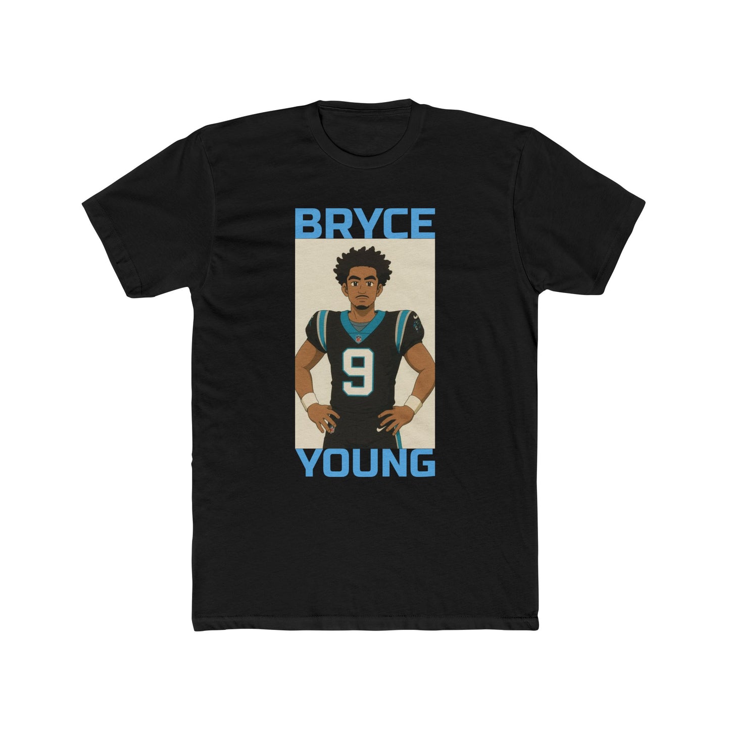Anime Football 'Bryce Young' Cotton Crew Tee
