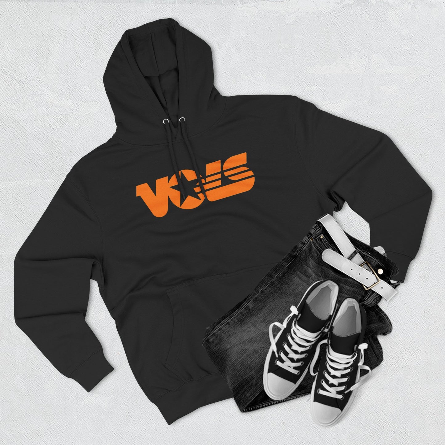 'Vols' Three-Panel Fleece Hoodie