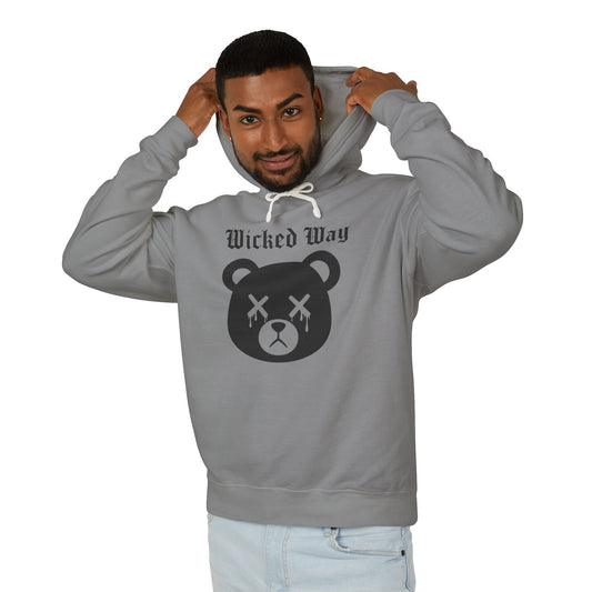 "Wicked Way" Deady Bear Head Graphic Hoodie