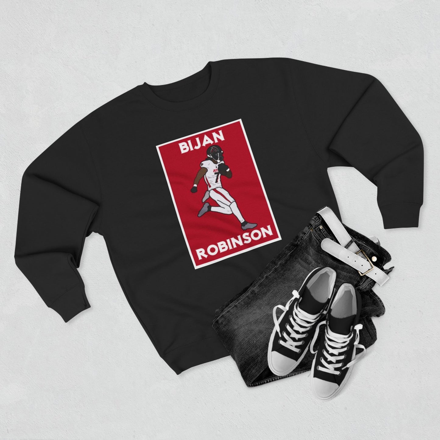 'Dirty Birds Bijan Robinson' Crewneck Sweatshirt