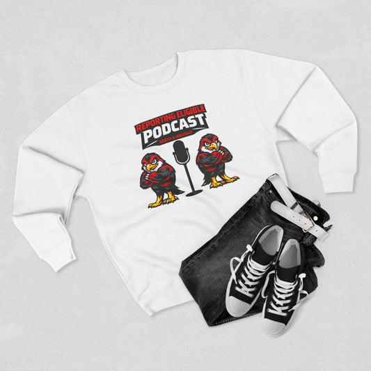 Loco Fits "Reporting Eligible Podcast W/ Berto & BroTalk" Crewneck Sweatshirt