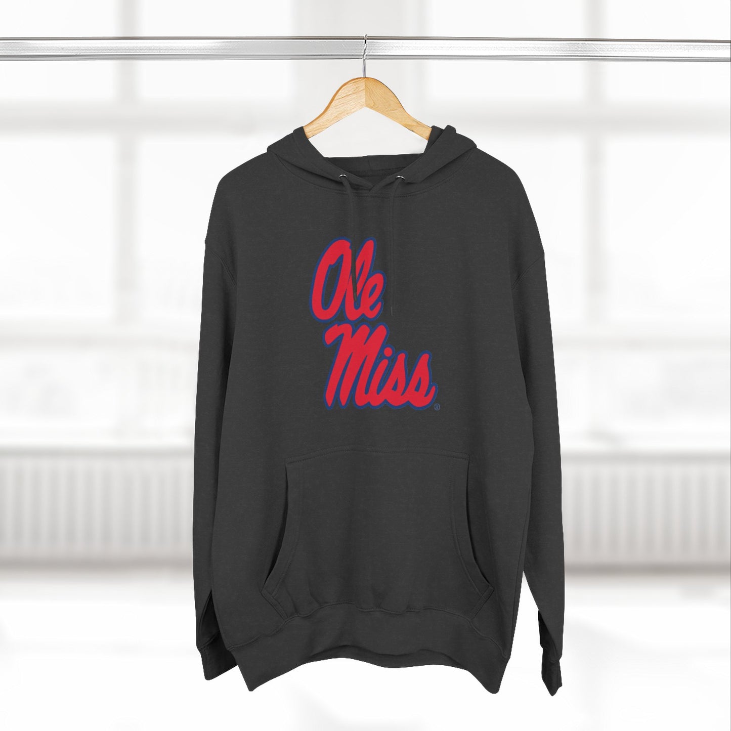 'Ole Miss Script' Three-Panel Fleece Hoodie