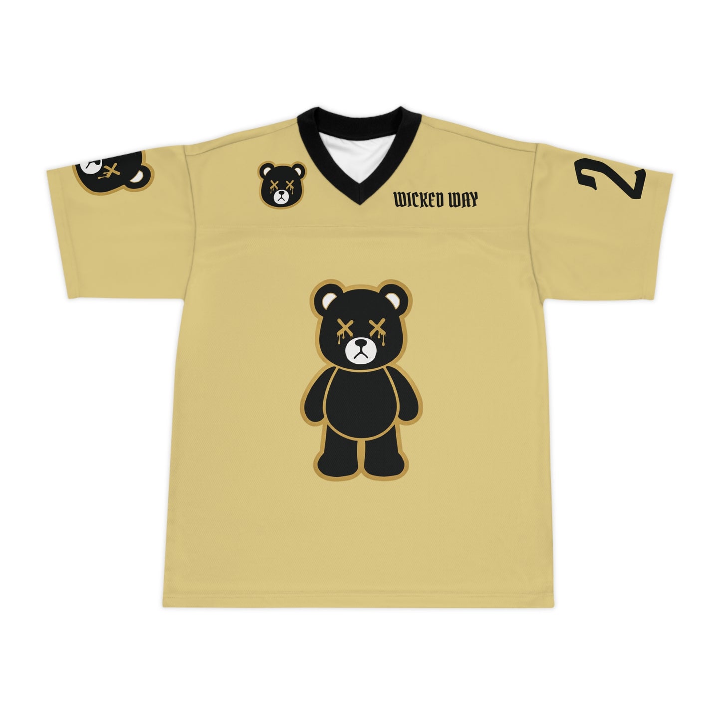 "Wicked Way" #22 Shaheed Deady Bears Football Jersey