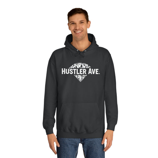 Base "Hustler Ave" Diamond Status College Hoodie