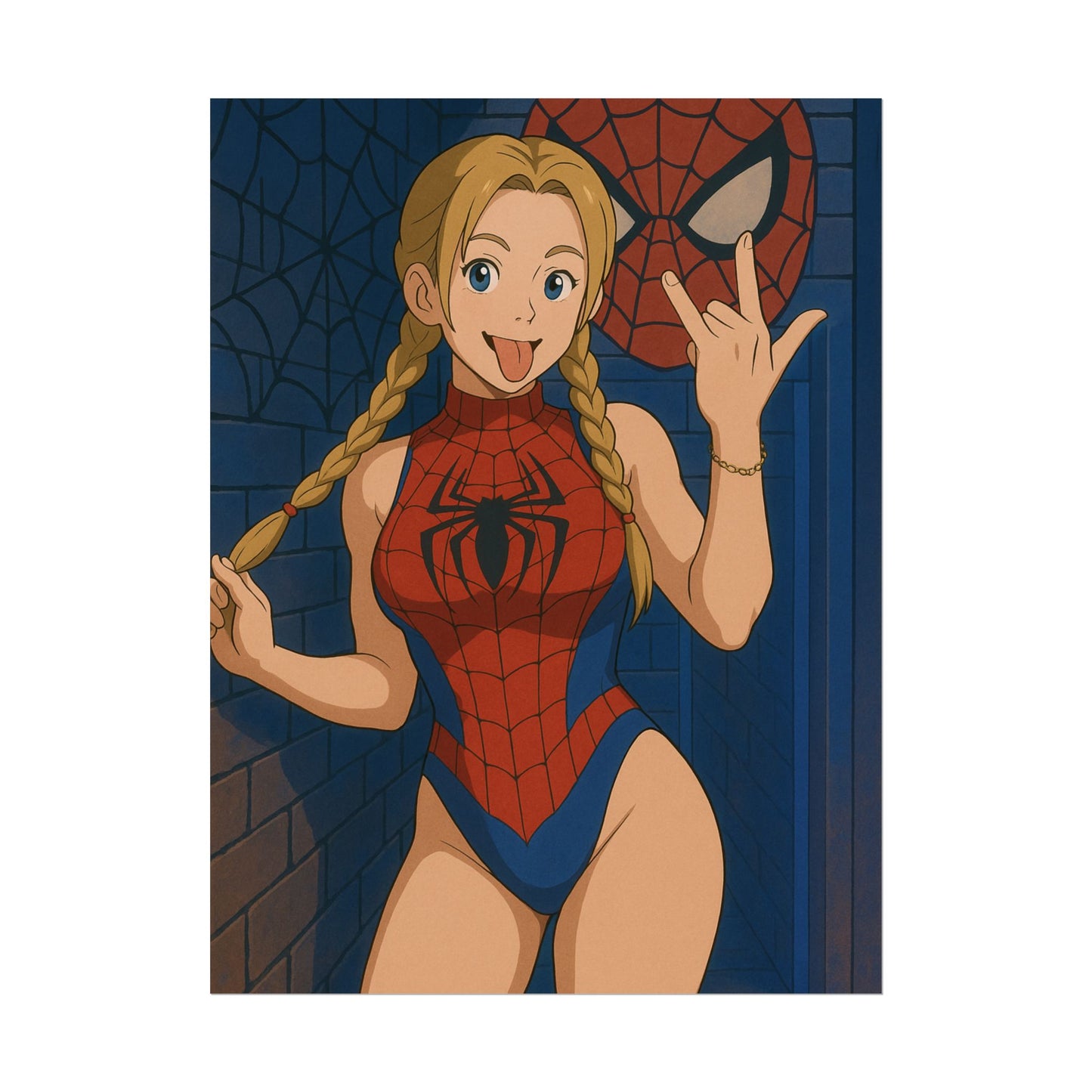 Loco Fits Anime Girls 'Spidey-Girl' Poster