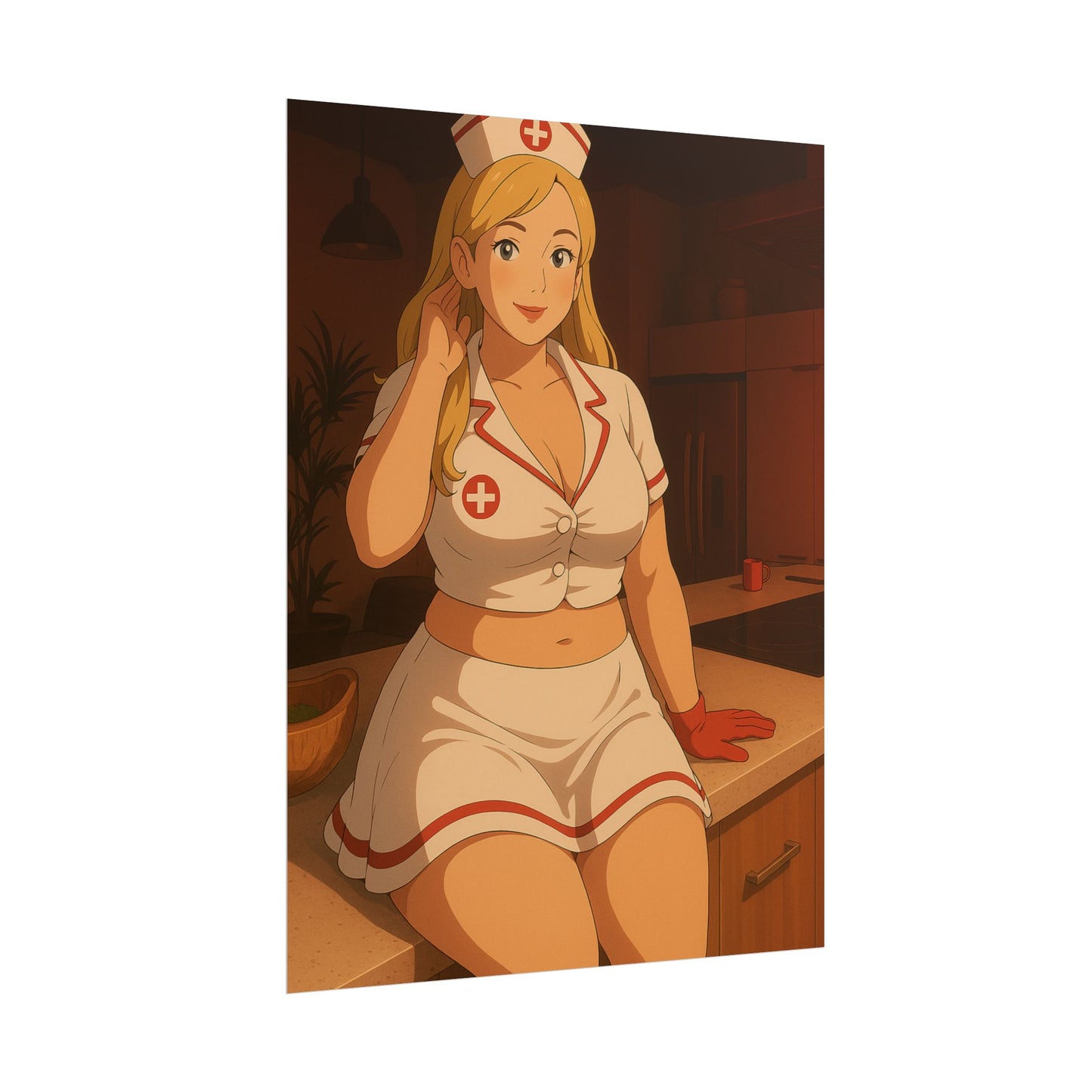 Loco Fits Anime Girls 'Hello Nurse' Poster