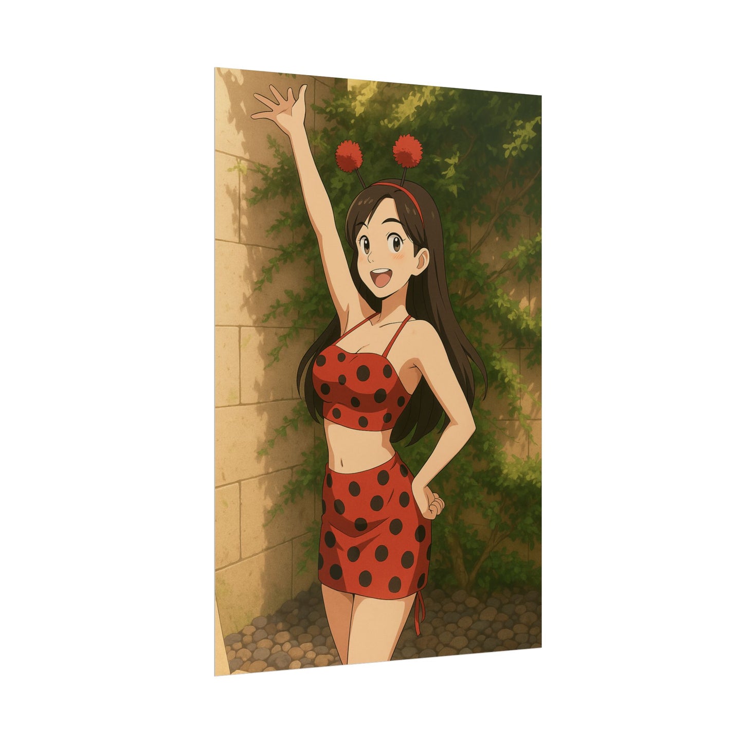 Loco Fits Anime Girls 'Lady Bug' Poster