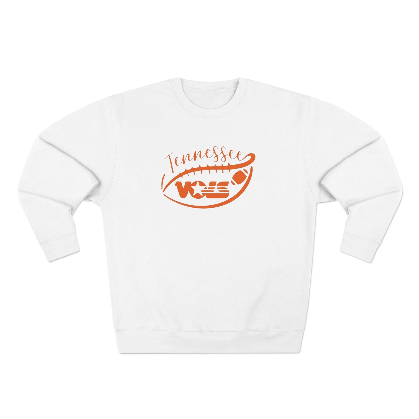 'Tennessee Vols Football' Cotton Crewneck Sweatshirt