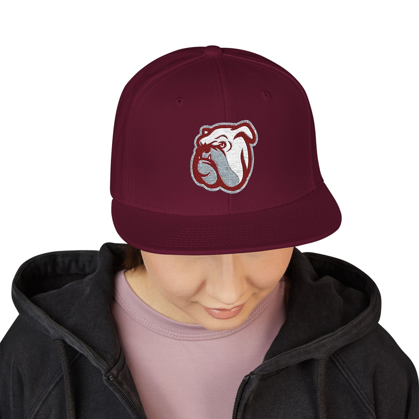 'Mississippi State Bulldog Head' Logo Snapback