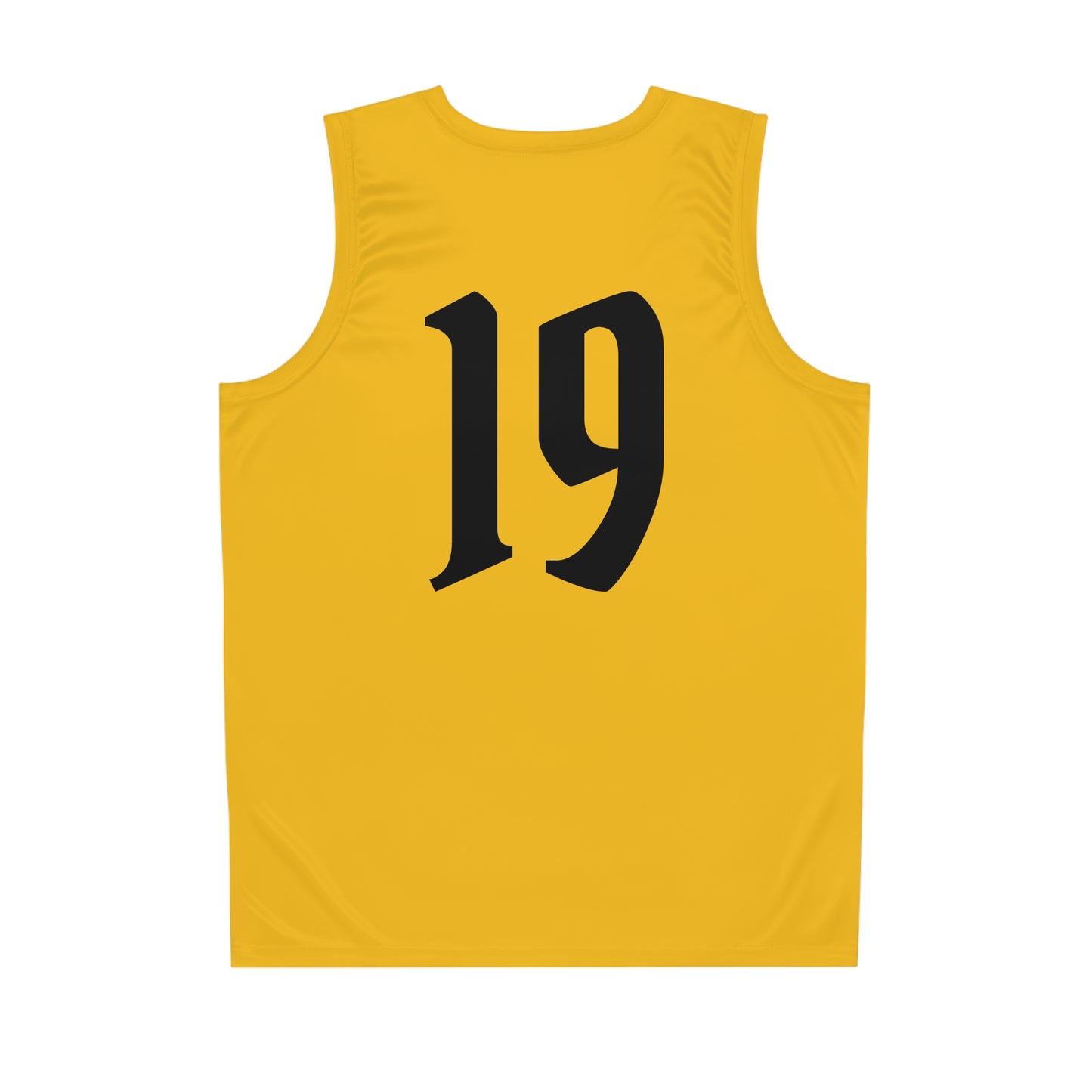 Yellow & Black "Wicked Way" #19 Alt. Basketball Jersey