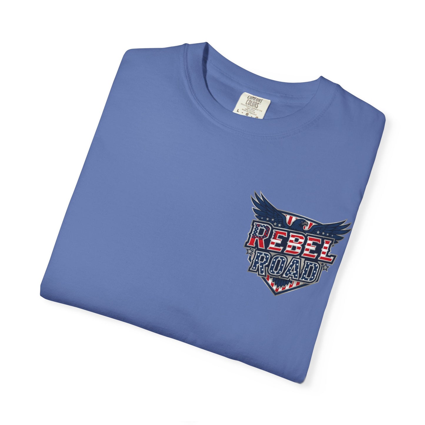 "Rebel Road" American Dream Pocket Logo Graphic Tee
