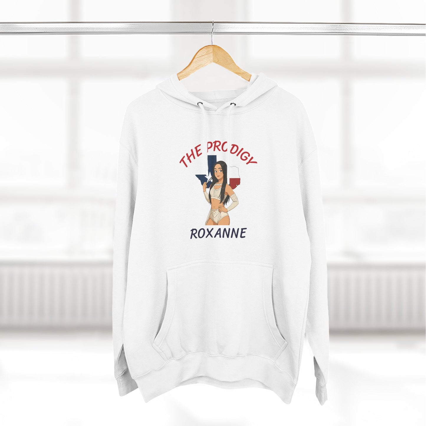 Loco Fits Anime Wrestling 'The Prodigy Roxanne' Three-Panel Fleece Hoodie