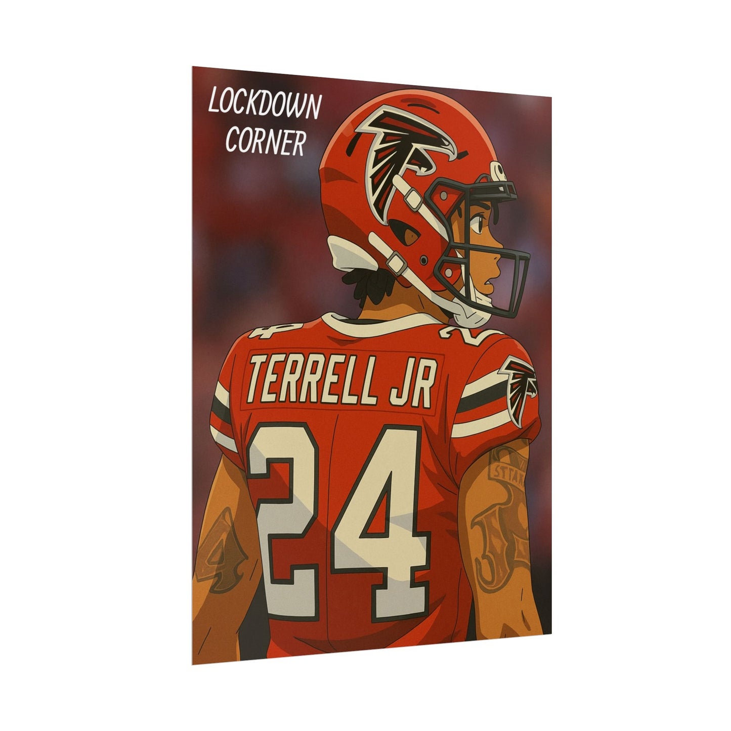 Loco Fits Anime Football 'Lockdown Corner' Poster