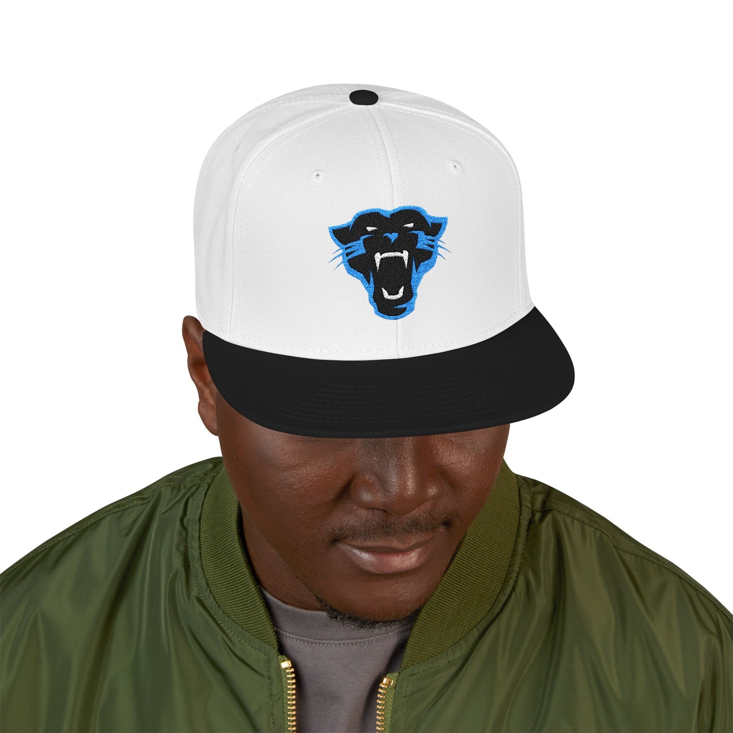 Loco Fits "NFL Carolina Panthers Roar Concept Logo" Snapback (Embroidery)