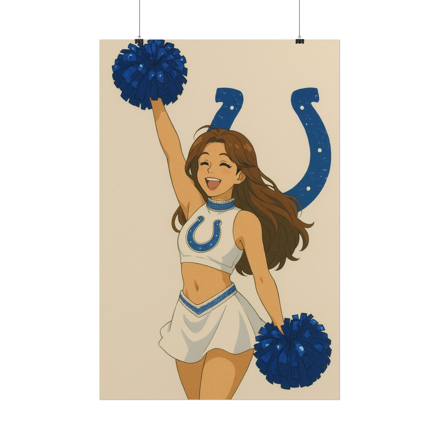 Loco Fits Anime Girls 'Colts Cheerleader 2' Poster